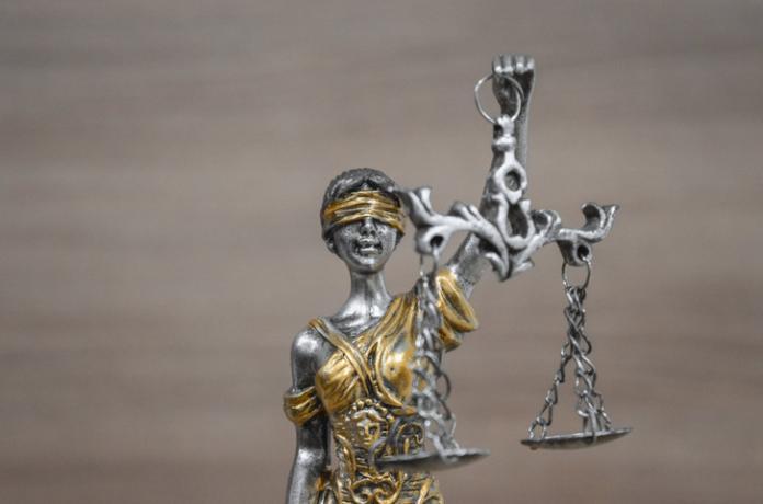 Lady Justice, Iustitia, representing Law